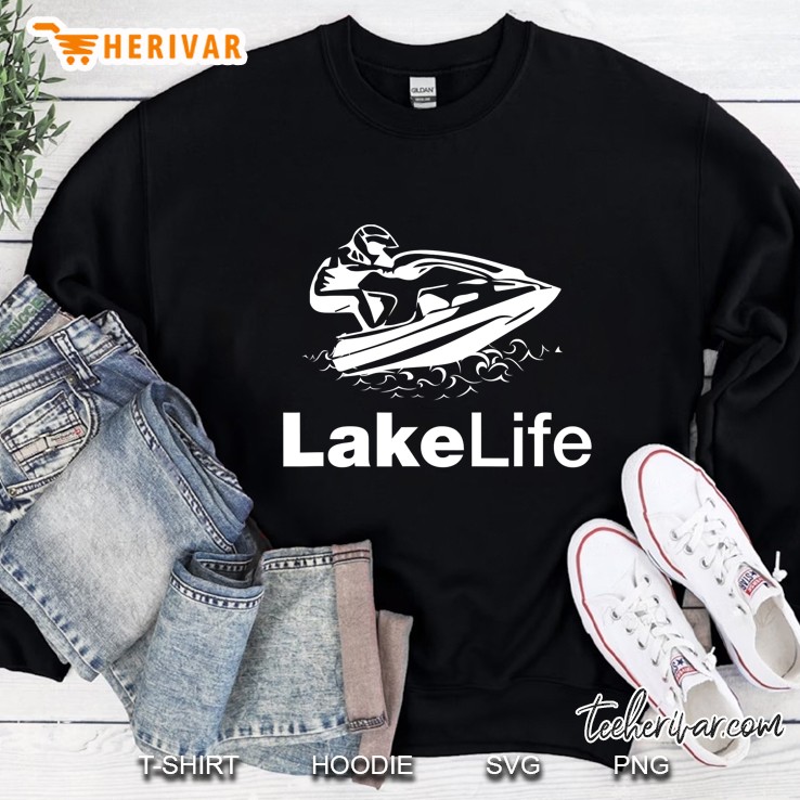 Stand Up Jet Ski Lake Life 2-Stroke Sweatshirt