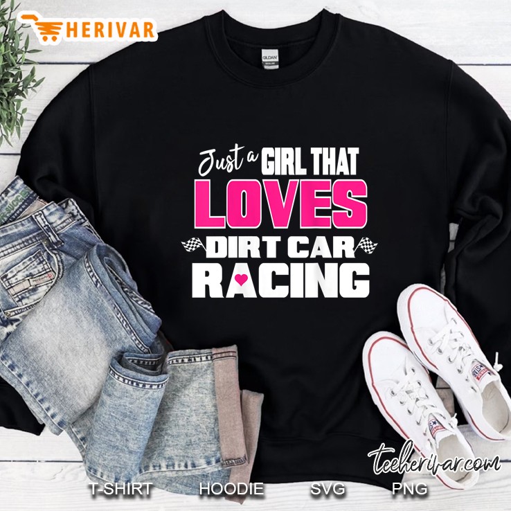Womens Dirt Track Racing Shirts Loves Sprint Car Late Model Racing Tank Top Sweatshirt