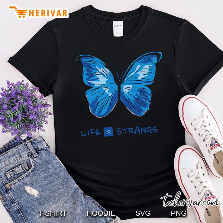 Life Is Strange Blue Butterfly Shirt