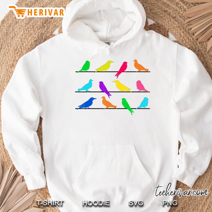 Birding Retro Classic Bird Watcher Watching Gift Hoodie