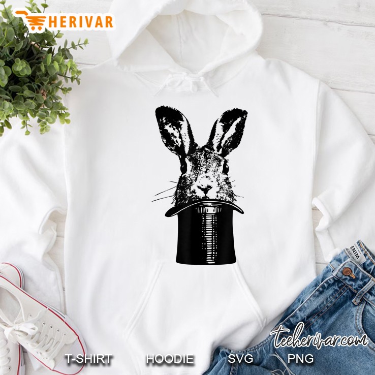 Magicians Shirt Rabbit In A Hat Vintage Magic Performer Gift Hoodie
