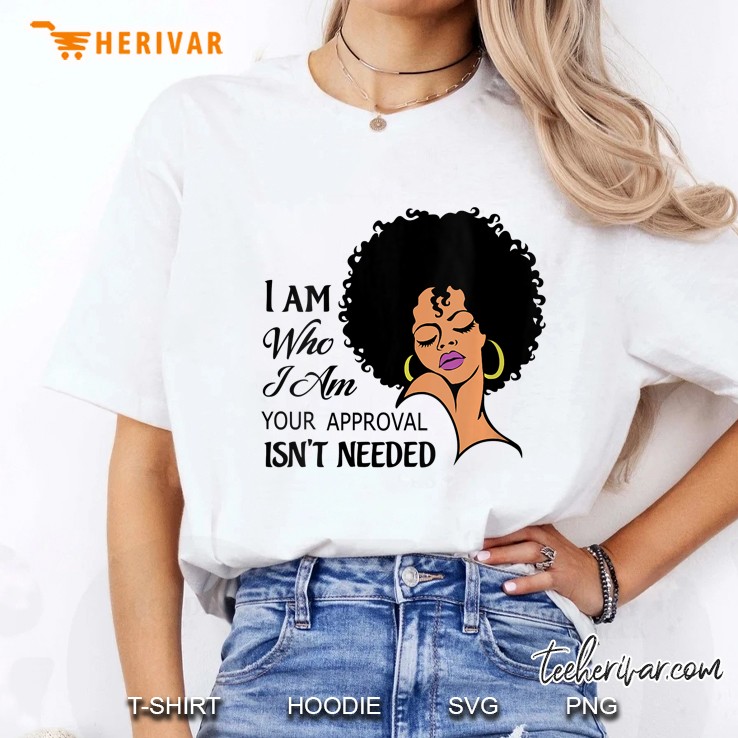 Womens Black Queen Lady Curly Natural Afro African American Ladies V-Neck Ladies Tee
