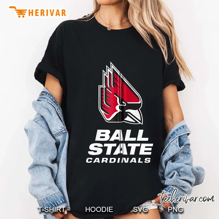 Ball State Cardinals Ncaa Ppbls04 Ladies Tee