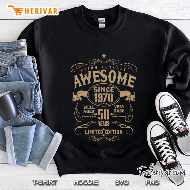 50 Years Awesome Since 1970 Sweatshirt