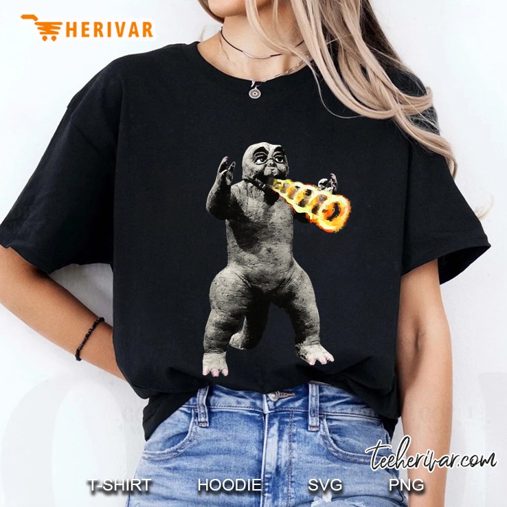 Baby Godzilla Minya Minilla Ladies Tee