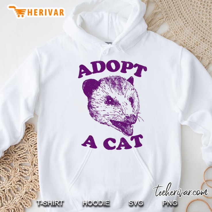 Adopt A Cat Hoodie