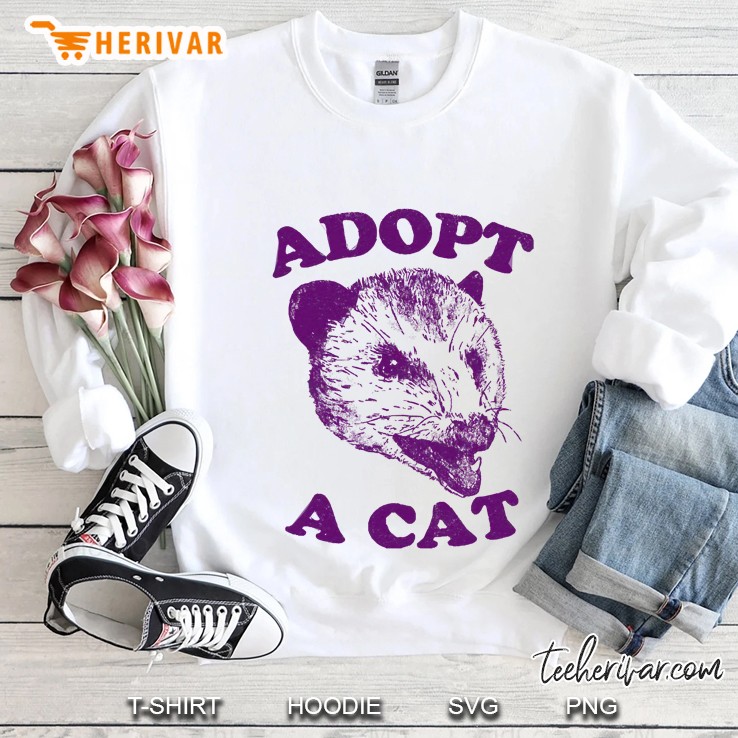 Adopt A Cat Sweatshirt