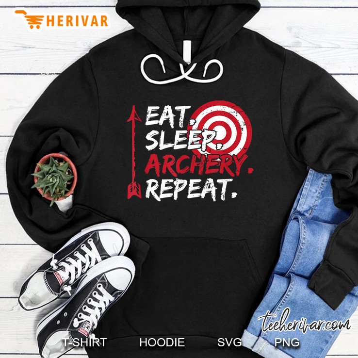 Eat Sleep Archery Repeat Bow Hunting Mugs