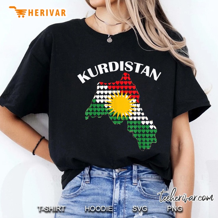 Kurdistan , Kurdische Flag Ladies Tee