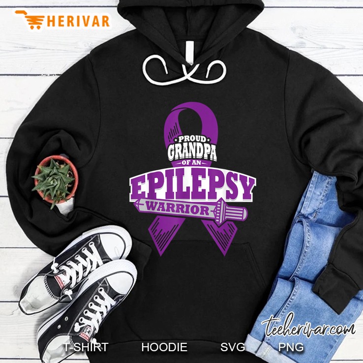 Proud Grandpa Of An Epilepsy Warrior Hoodie
