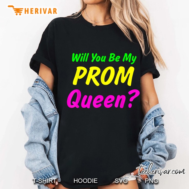 80S Prom Queen Proposal Promposal Ladies Tee