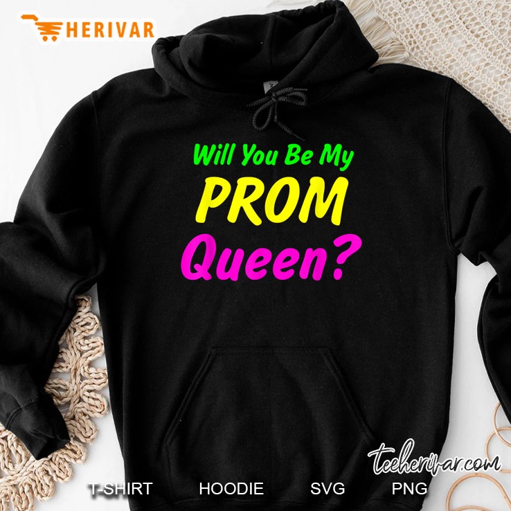 80S Prom Queen Proposal Promposal Hoodie