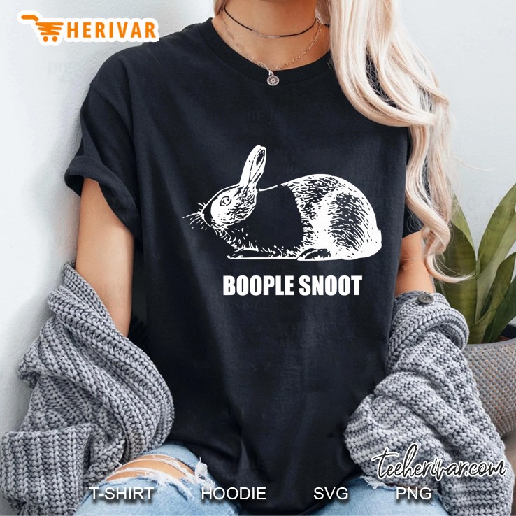 Boople Snoot Funny Animals World Bunny Rabbit Internet Meme Premium Ladies Tee