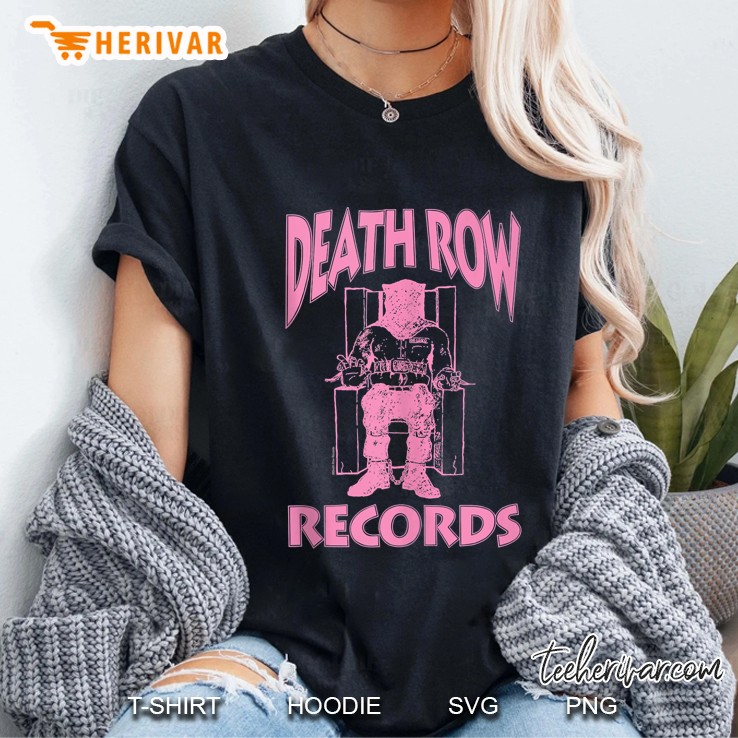 Death Row Records Logo Pink Tank Top Ladies Tee