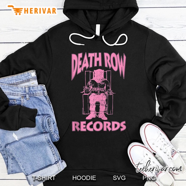 Death Row Records Logo Pink Tank Top Hoodie