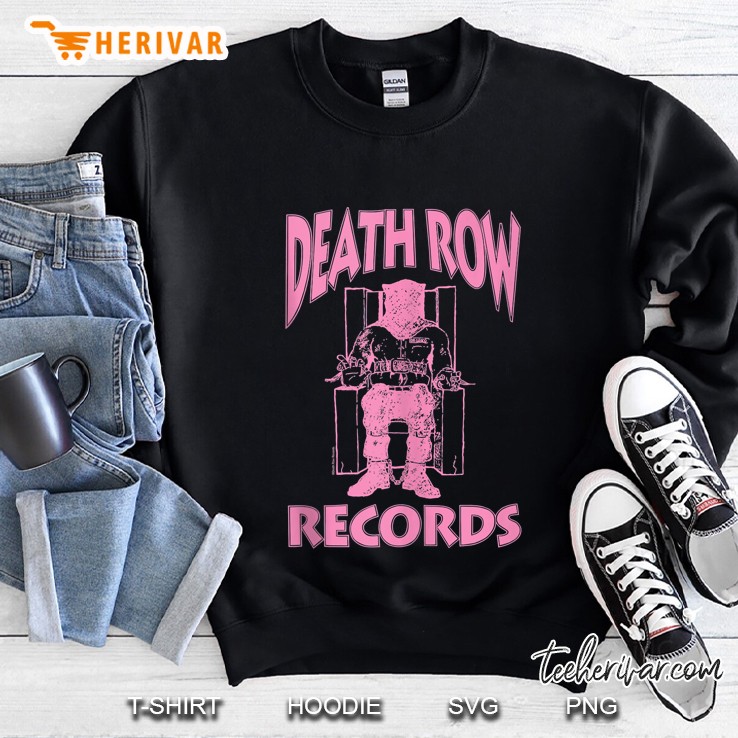 Death Row Records Logo Pink Tank Top Sweatshirt
