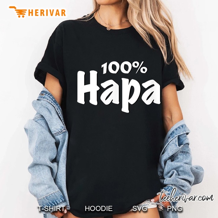 Hapa Haole Half Asian Hawaii Filipino Samoa Guam Ladies Tee