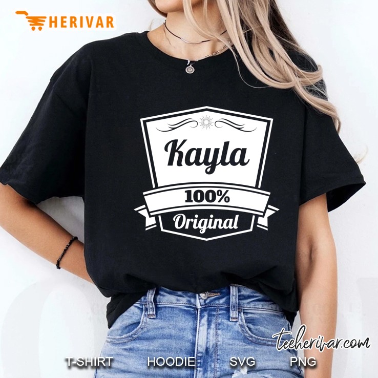 Kayla Gift Kayla Personalized Name Birthday Pullover Ladies Tee