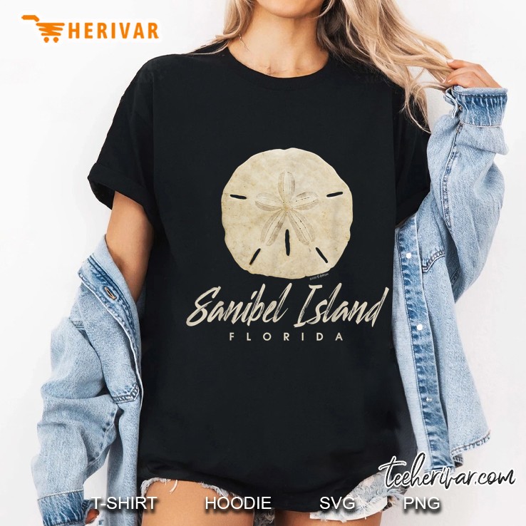 Sanibel Island Florida Gift Shelling Sand Dollar Shirt Ladies Tee
