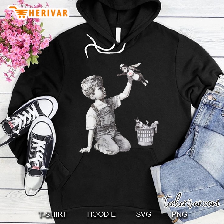 Banksy Superhero Nurse Nhs Hoodie