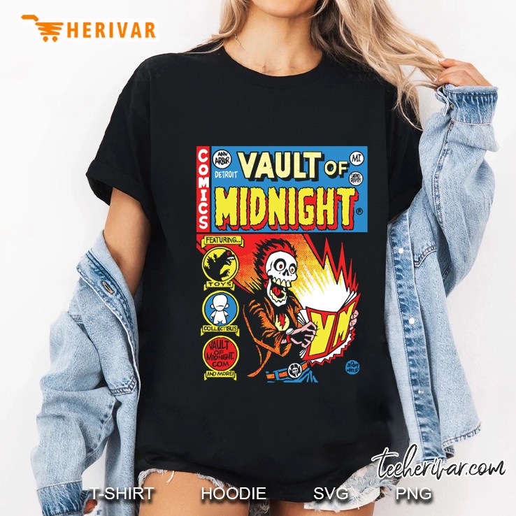 Vault Of Midnight Comic Cover Ladies Tee