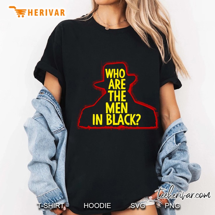 Who Are The Men In Black Ladies Tee