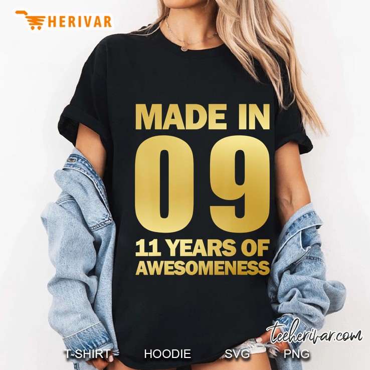 11Th Birthday Gift For Boys And Girls 11 Years Old Tshirt Ladies Tee