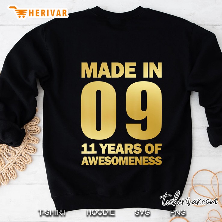 11Th Birthday Gift For Boys And Girls 11 Years Old Tshirt Sweatshirt
