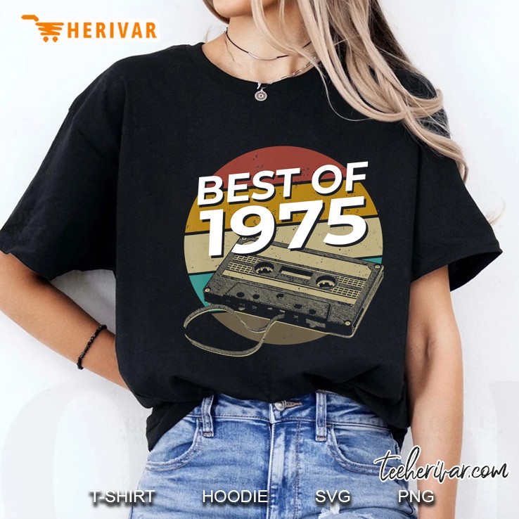 45 Years Old, Made In 1975, Vintage 45Th Birthday Men Women Ladies Tee