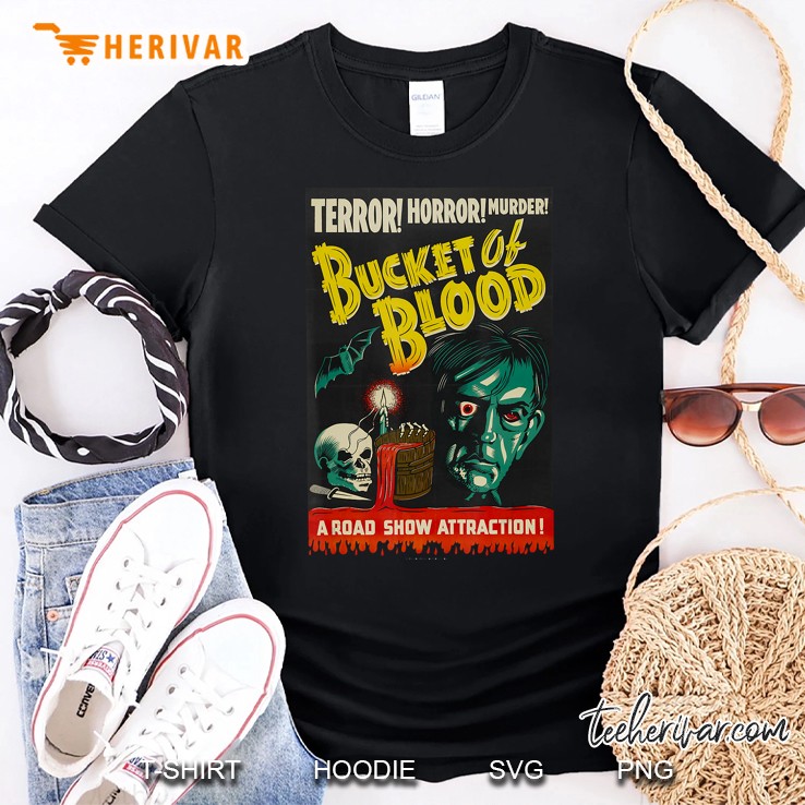 Blood Bucket Classic Halloween Monster Poster Horror Movie Shirt