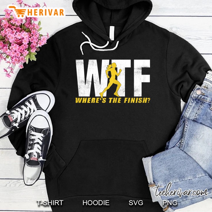 Womens Wtf Where's The Finish Running Mugs