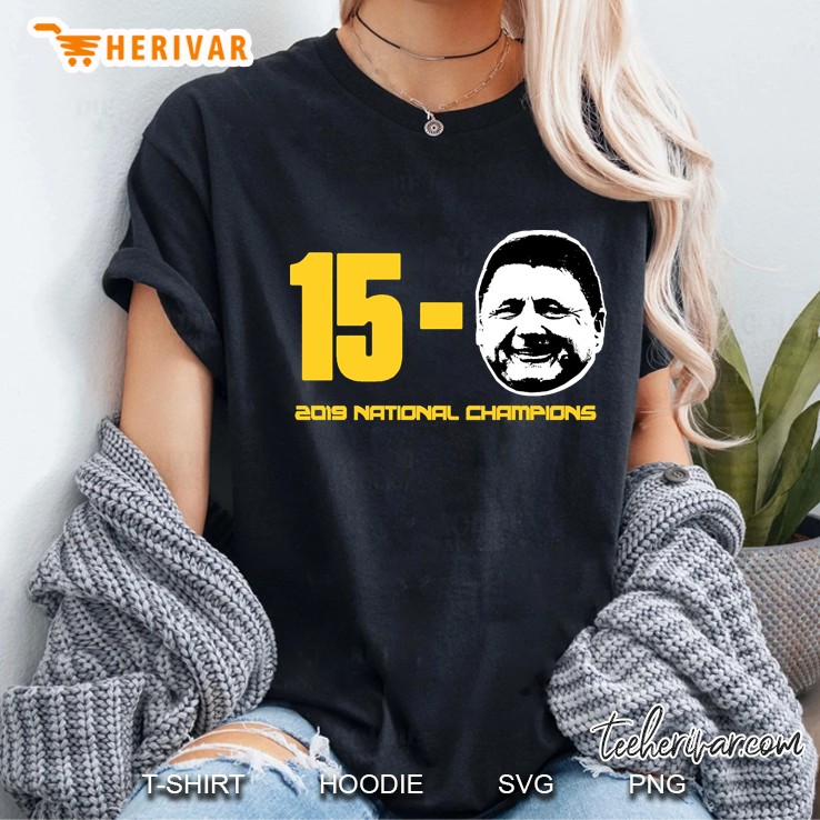 15 And Orgeron Purple Ladies Tee