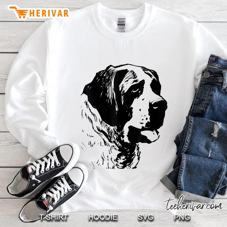 St. Bernard Dog Face Sweatshirt