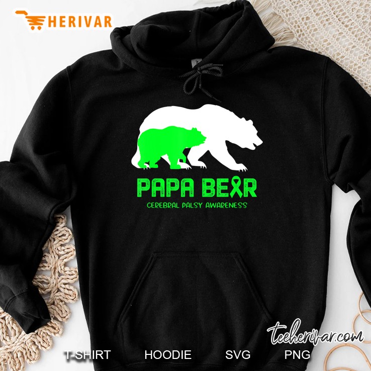 Papa Bear Cerebral Palsy Awareness Mugs