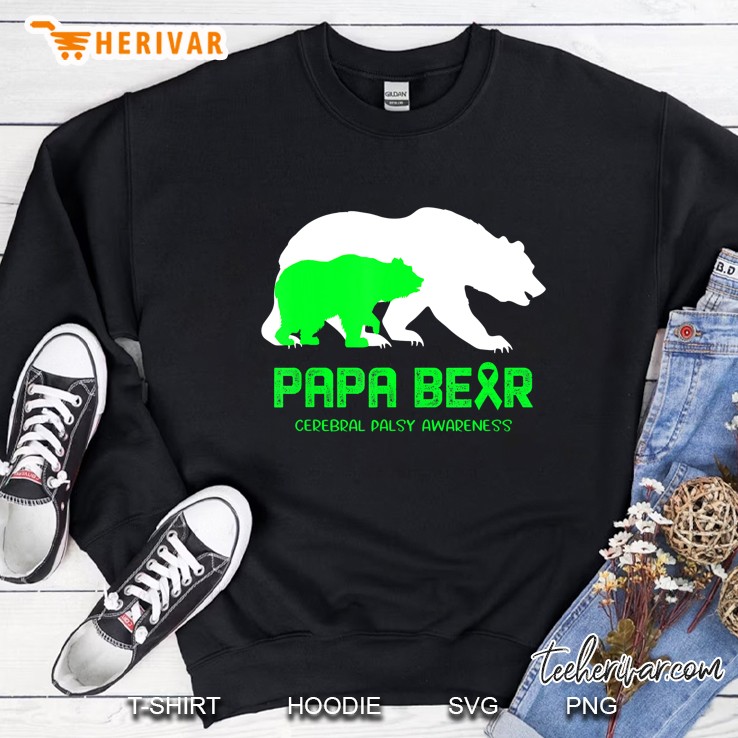 Papa Bear Cerebral Palsy Awareness Mugs