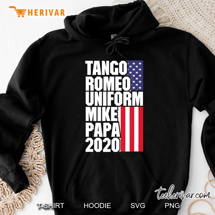 Trump 2020 Phonetic Alphabet Military Style Code Hoodie