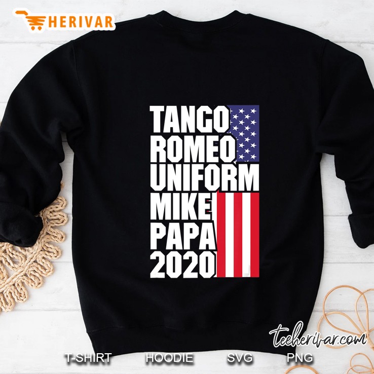 Trump 2020 Phonetic Alphabet Military Style Code Sweatshirt