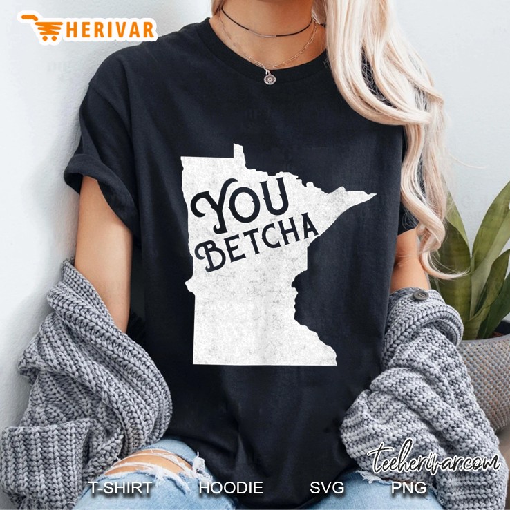Vintage You Betcha Funny Minnesota Lingo Tank Top Ladies Tee