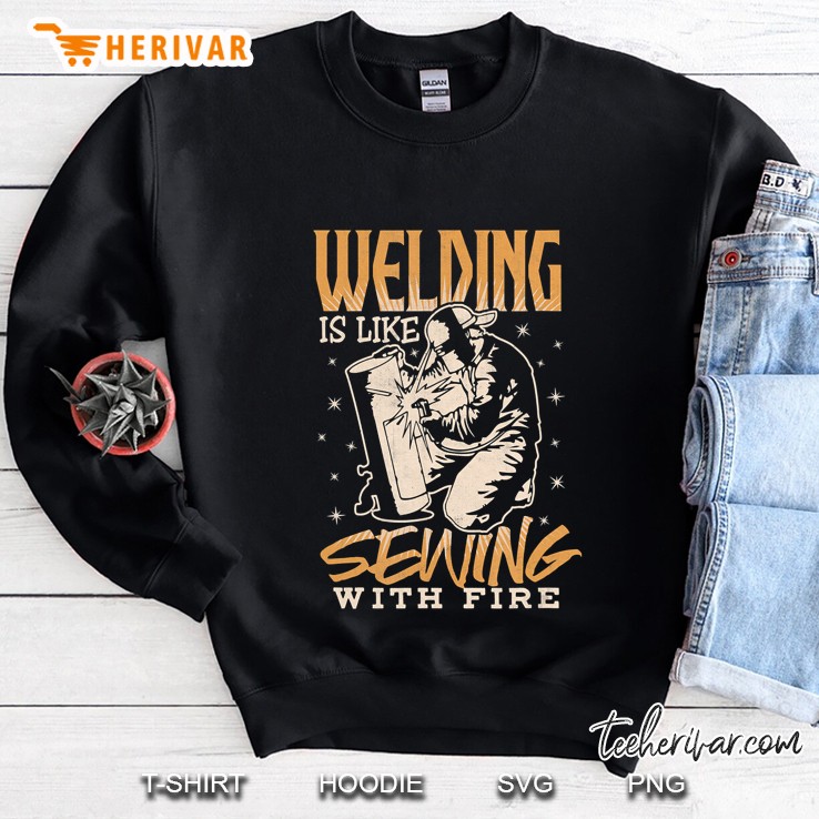 Welding Is Like Sewing With Fire Welder Gift Mugs