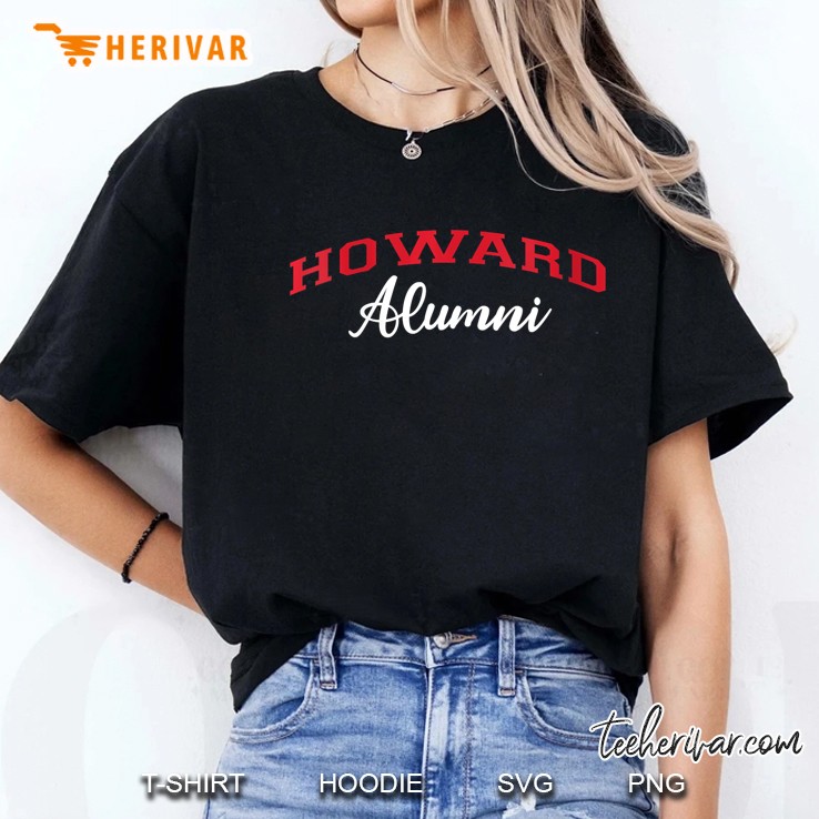 Womens Howard Hbcu V-Neck Ladies Tee
