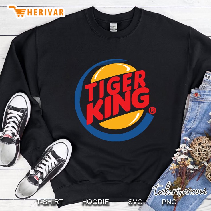 Tiger King Burger King Logo Parody Mugs