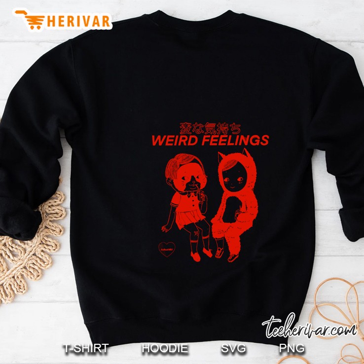 Weird Feelings Red Sweatshirt