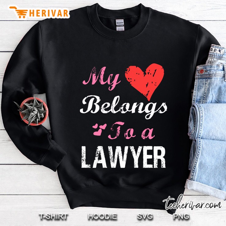 My Heart Belongs To Lawyer Mugs