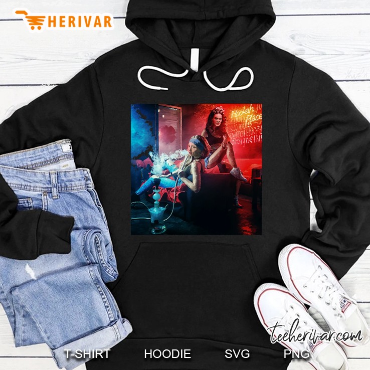 Woman With A Pearl Earring And Frida Hookah Hoodie