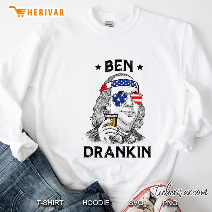 4Th Of July Ben Drankin Benjamin Franklin Tank Top Sweatshirt