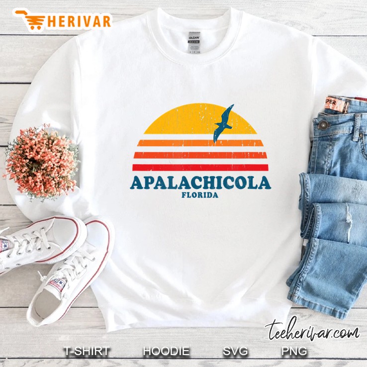 Apalachicola Florida Fl Vintage Graphic 70S Tee Mugs