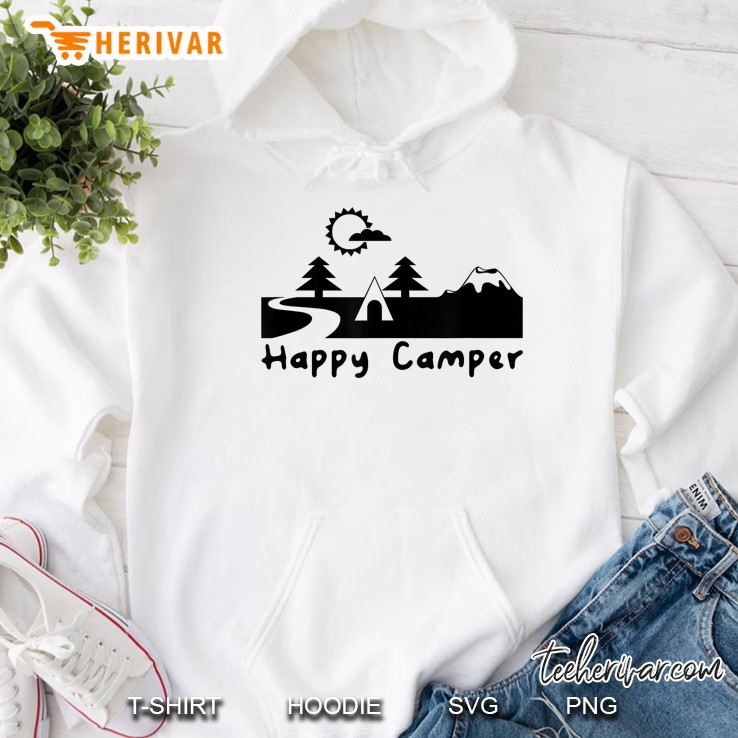 Happy Camper Outdoors Nature Lover Hiker Camping Enthusiast Mugs