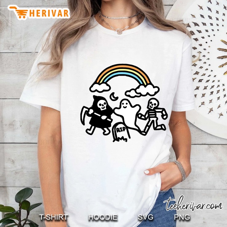 Super Spooky Doodle Ladies Tee