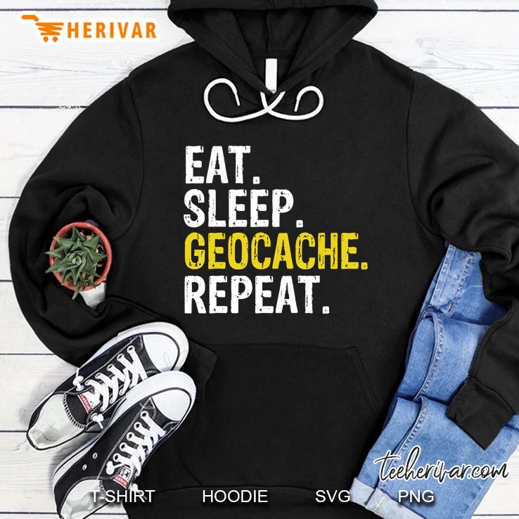 Eat Sleep Geocache Repeat Geocaching Mugs