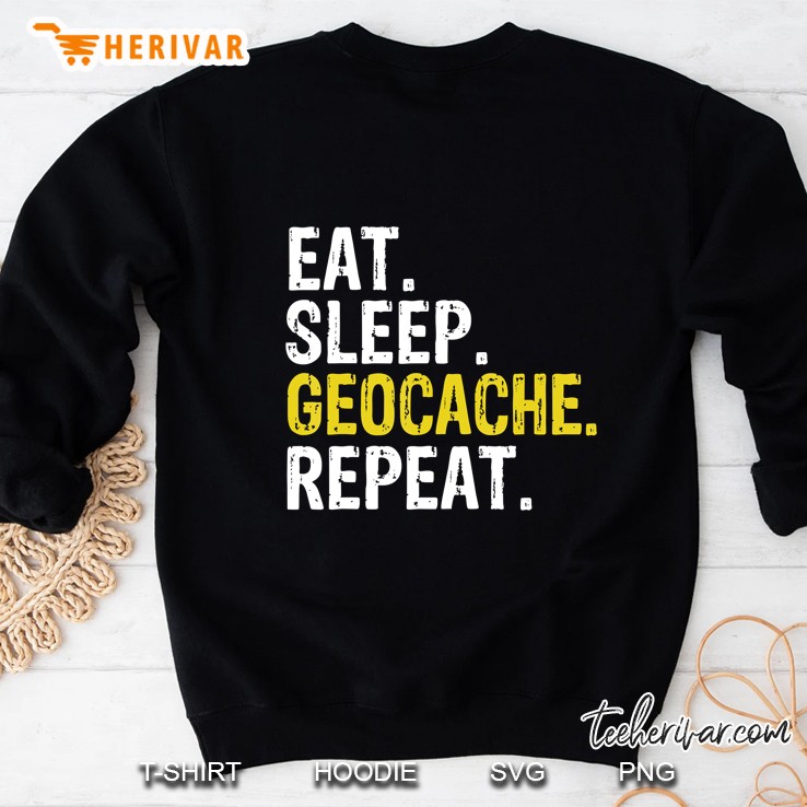 Eat Sleep Geocache Repeat Geocaching Mugs